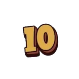 Symbolen 10 i Le Digger