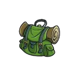 Ryggsäck symbol i Le Digger
